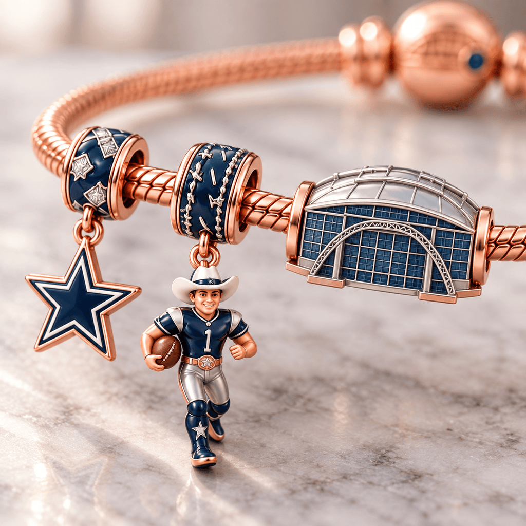 DLCB Rose Gold Charm Bracelet Set HQH