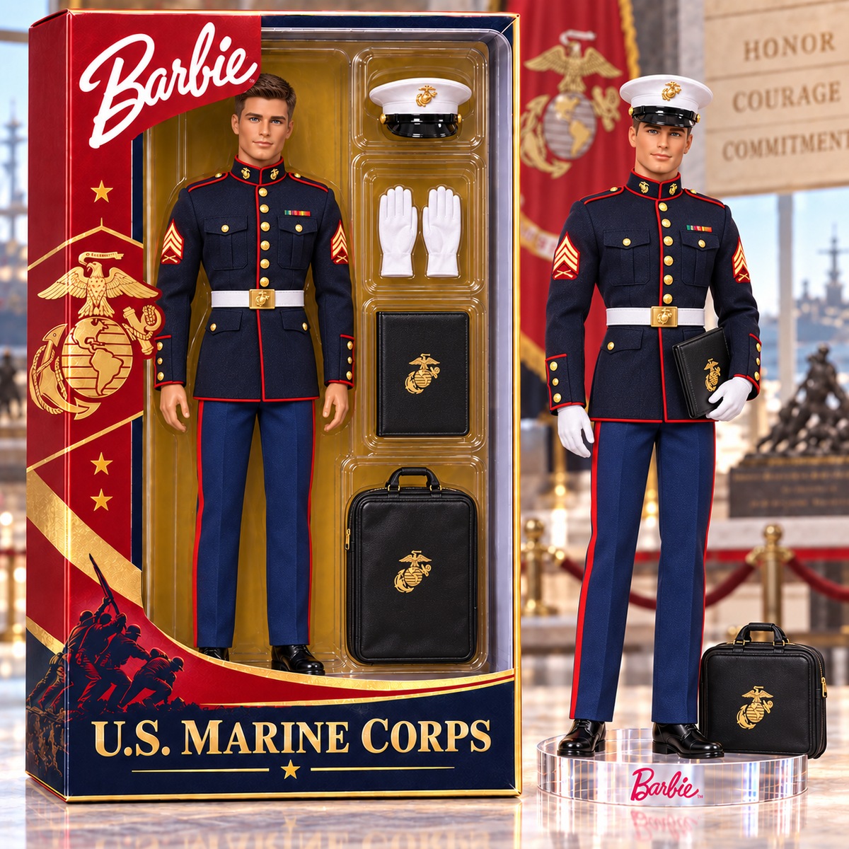 Premium USMC Commemorative Figure TTTT