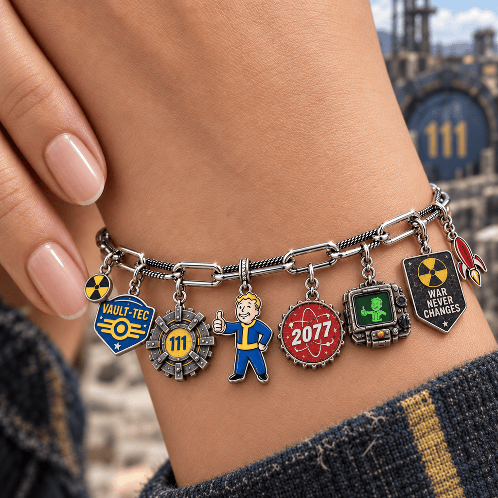 FOG Silver Charm Bracelet Set NTVA